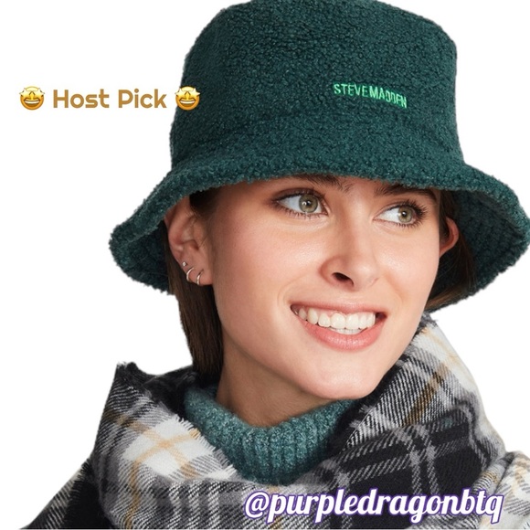 STEVE MADDEN SHERPA BUCKET HAT NWT 🎩🤩HOST PICK 🤩🎩 - Picture 2 of 10